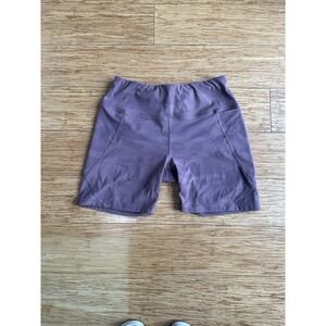 Sweaty Betty Pink Purple Camo Power Shorts Women's Medium